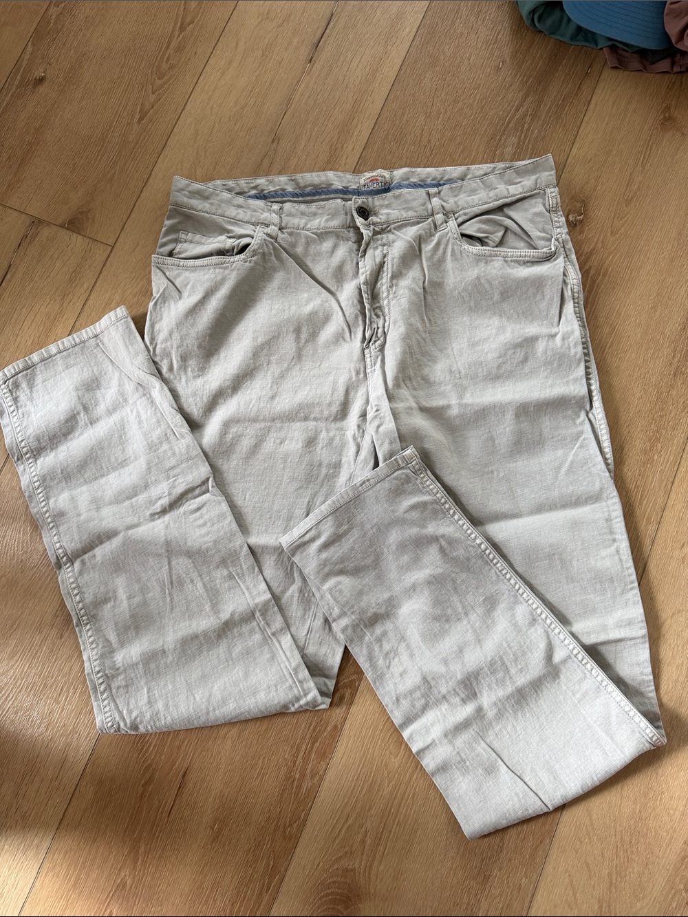 Faherty Del Mar 5-Pocket Pants Slate Gray